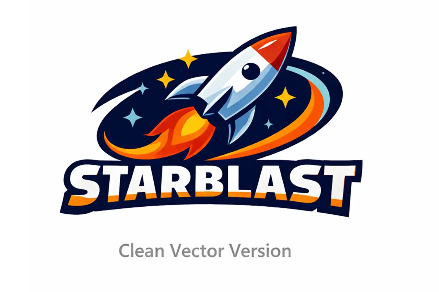 After: Professional Logo Vectorization