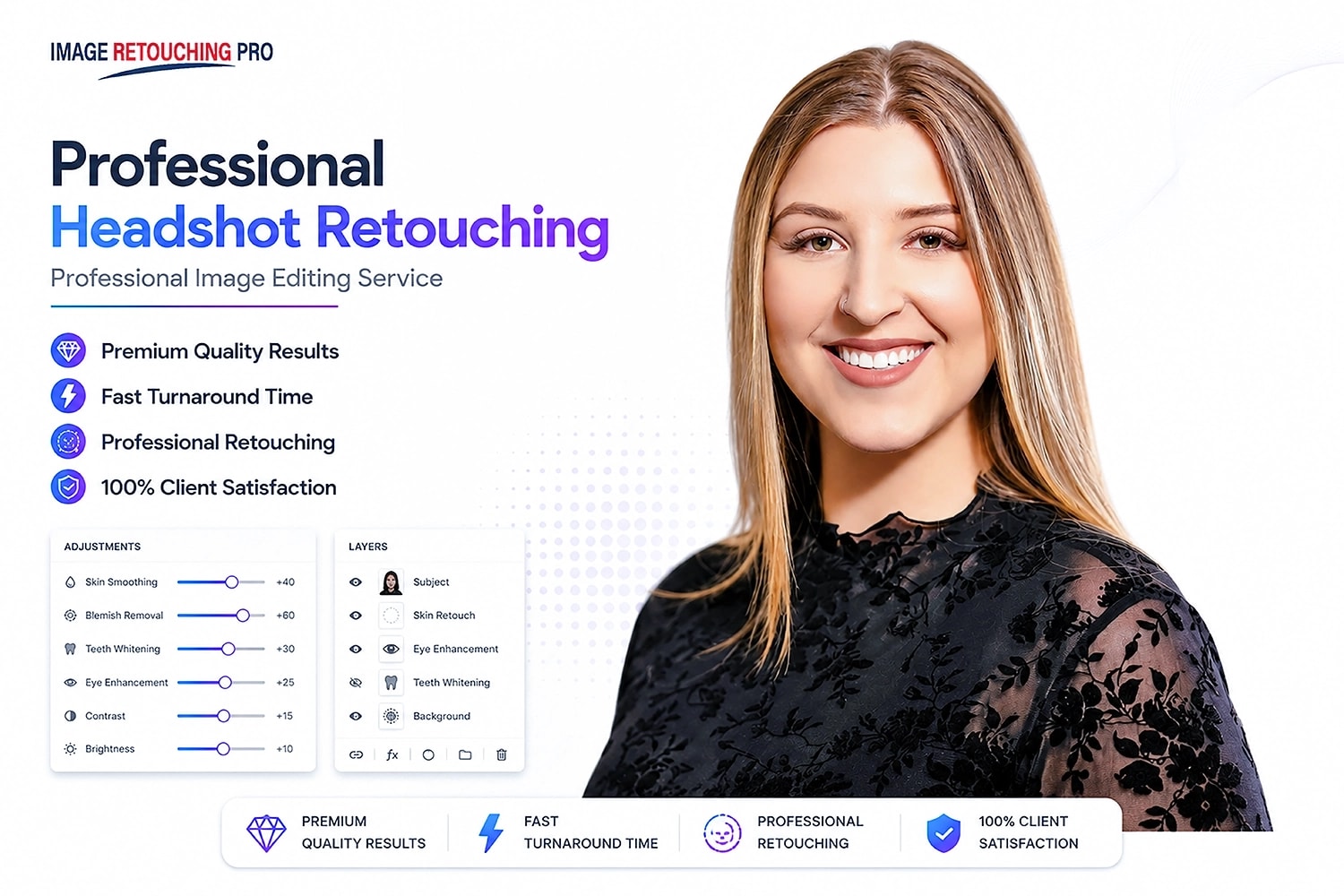 After: Professional Headshot Retouching Experts