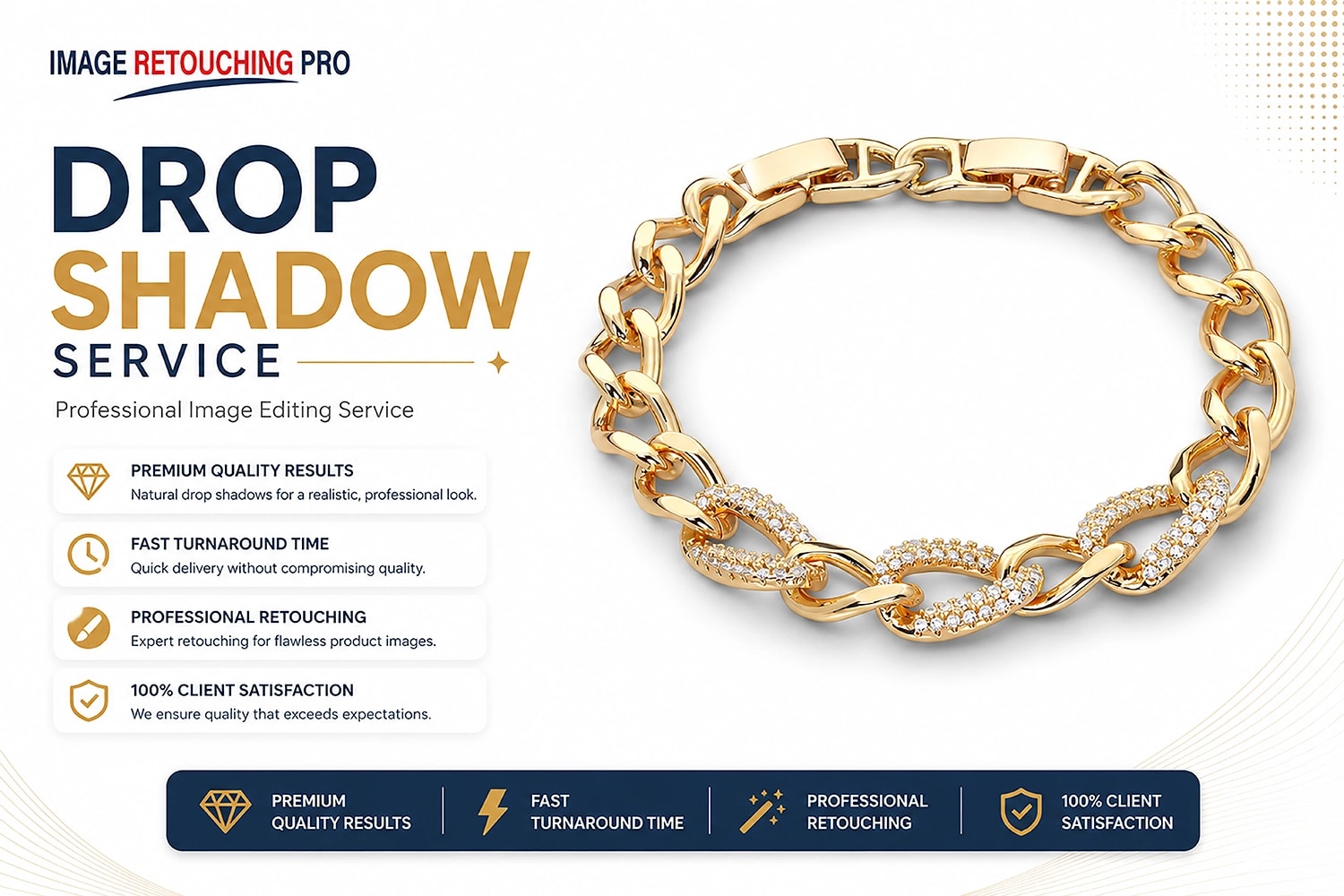 After: Professional Drop Shadow Service