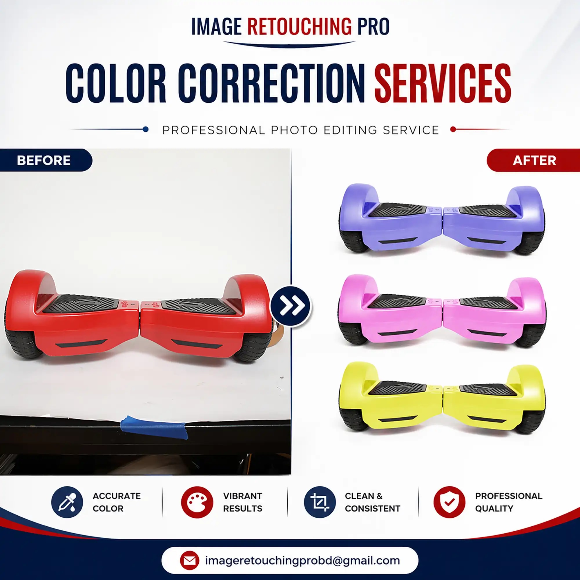 Photo Color Correction Service