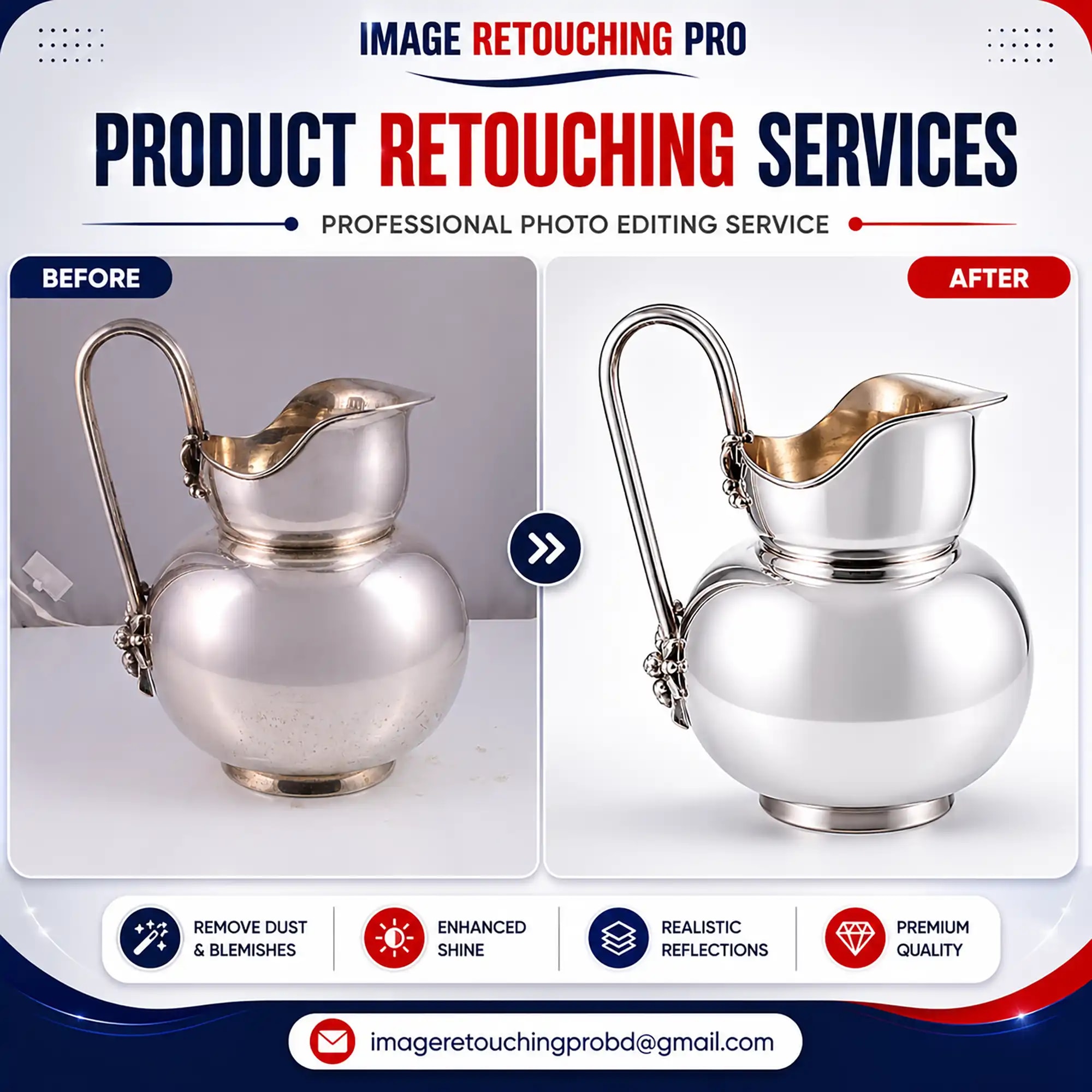 Professional Product Retouching Services 