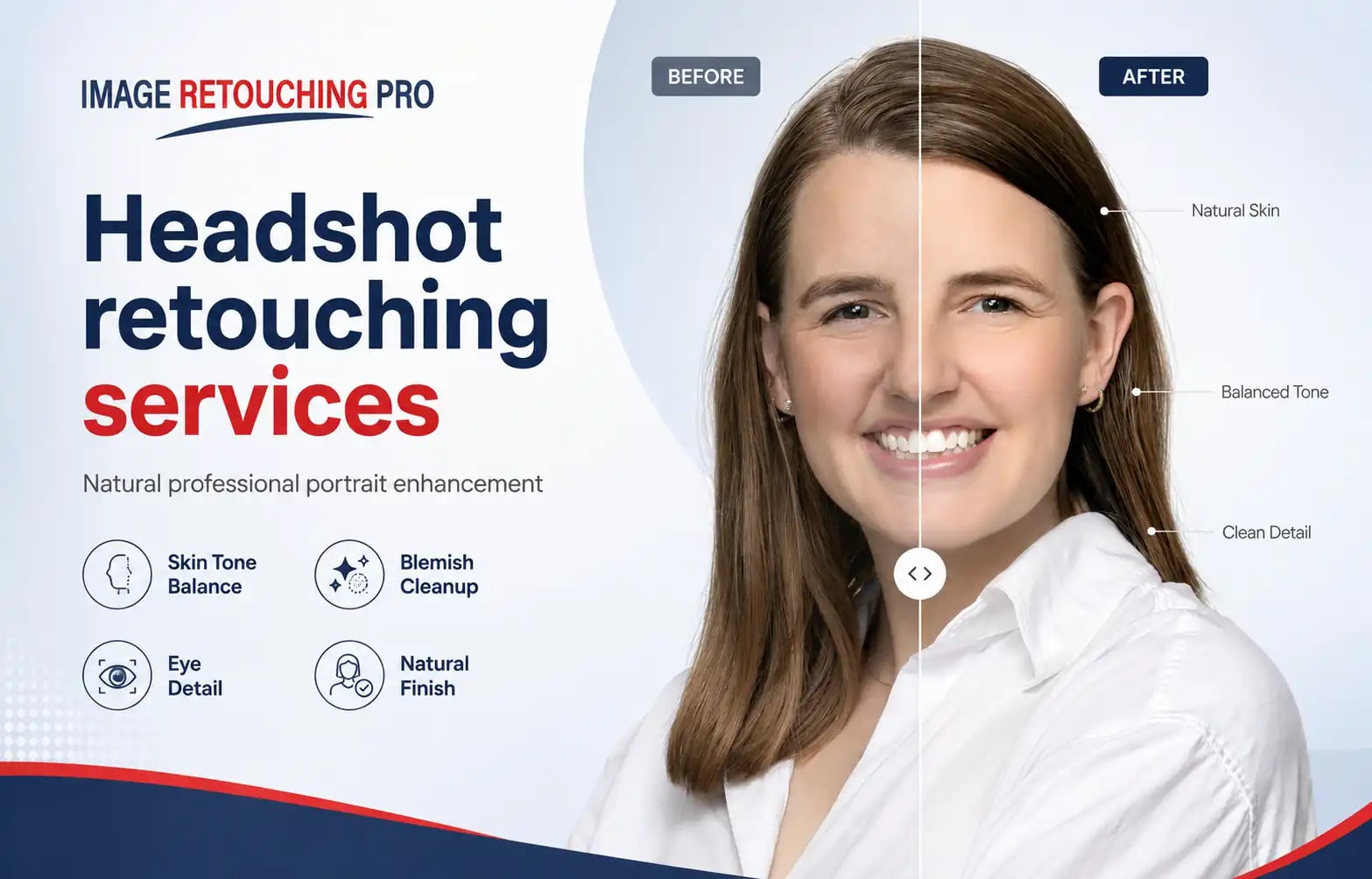 Headshot retouching services