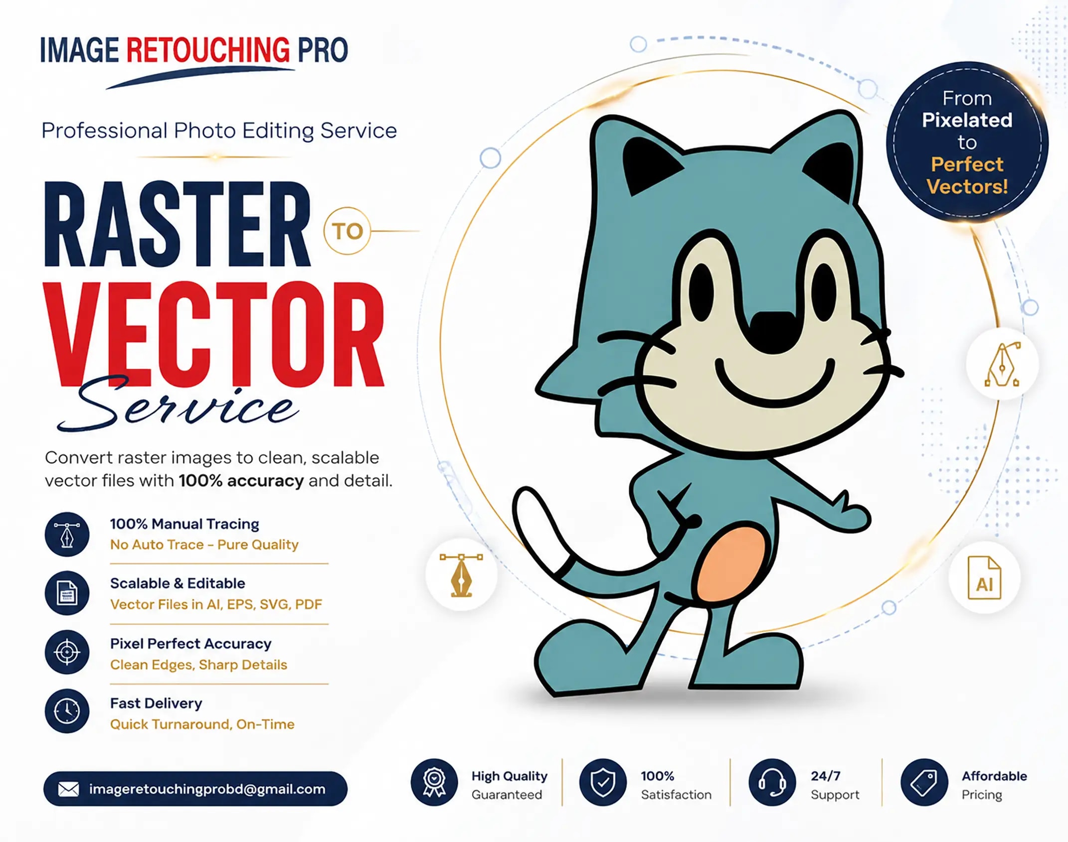 Raster to Vector Conversion Services