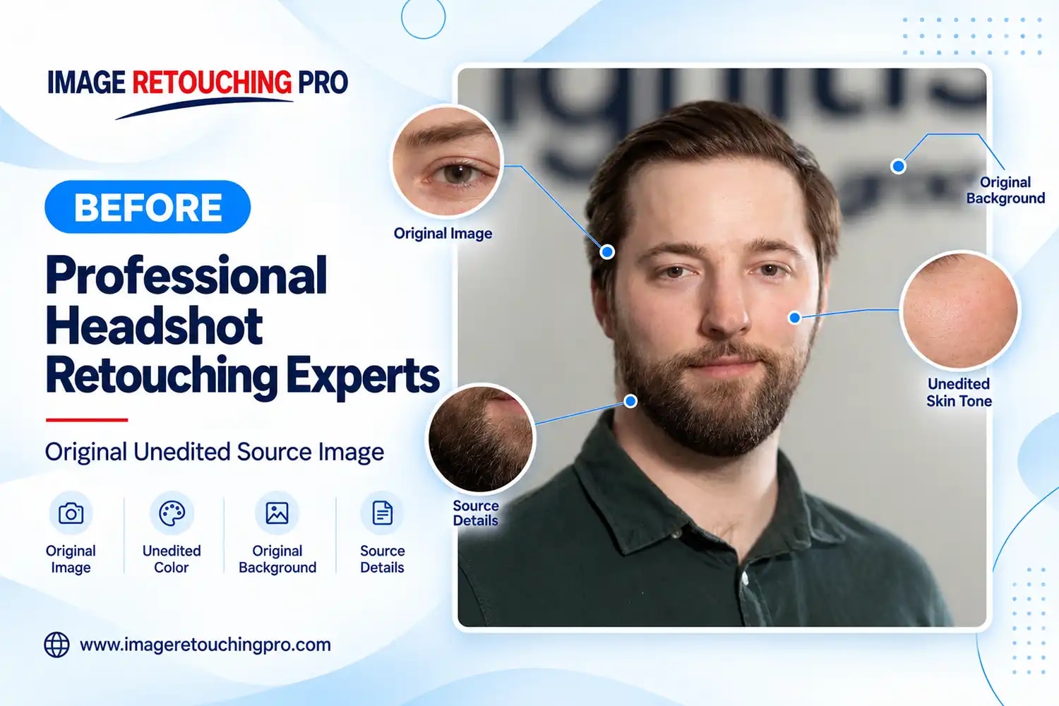 Before: Professional Headshot Retouching Experts