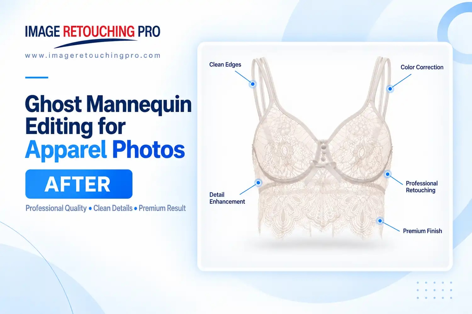 After: Ghost Mannequin Editing for Apparel Photos