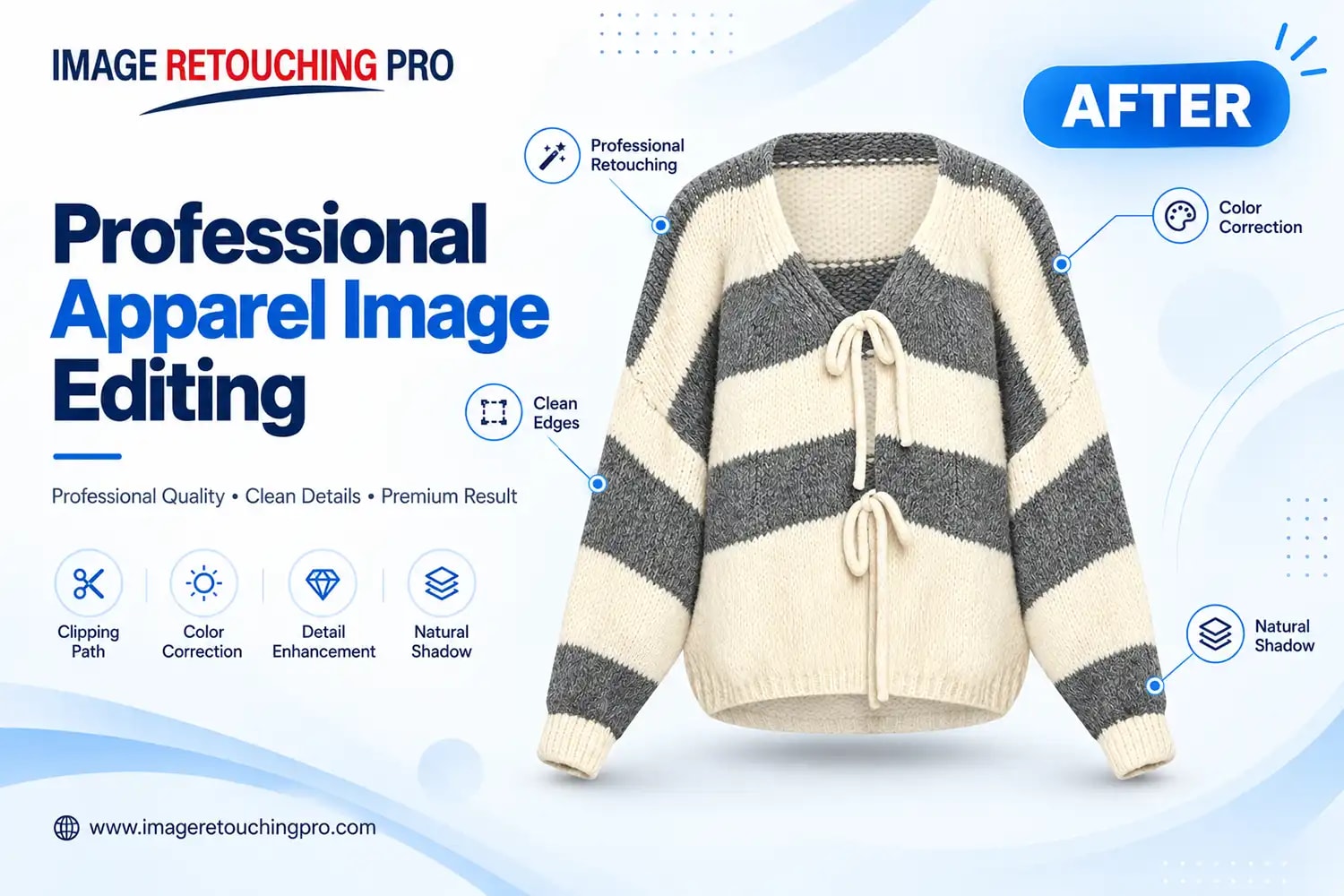 After: Professional Apparel Image Editing