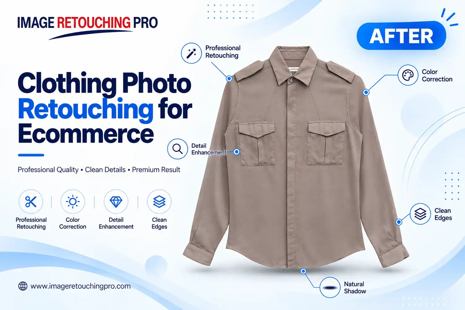 After: Clothing Photo Retouching for Ecommerce