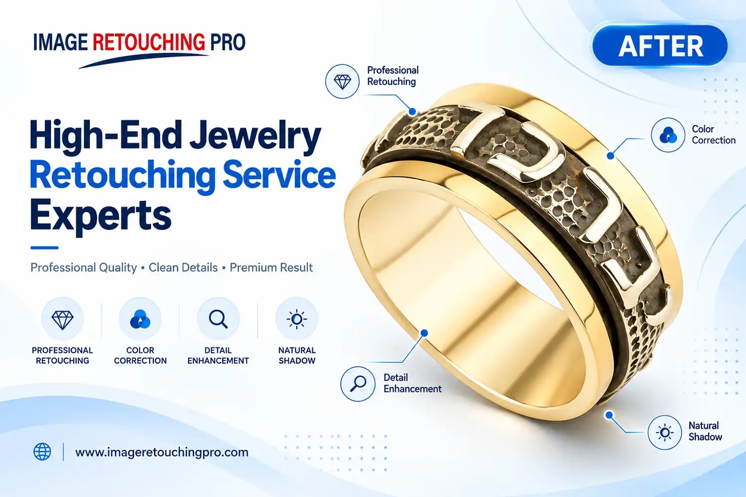 After: High-End Jewelry Retouching Service Experts
