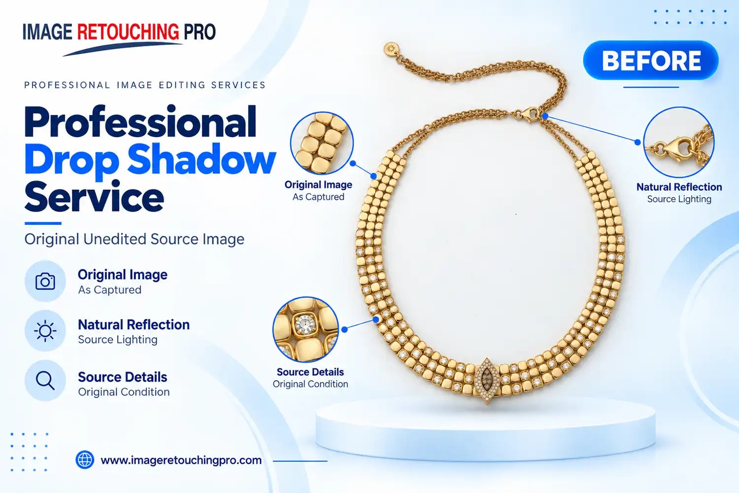 Before: Professional Drop Shadow Service