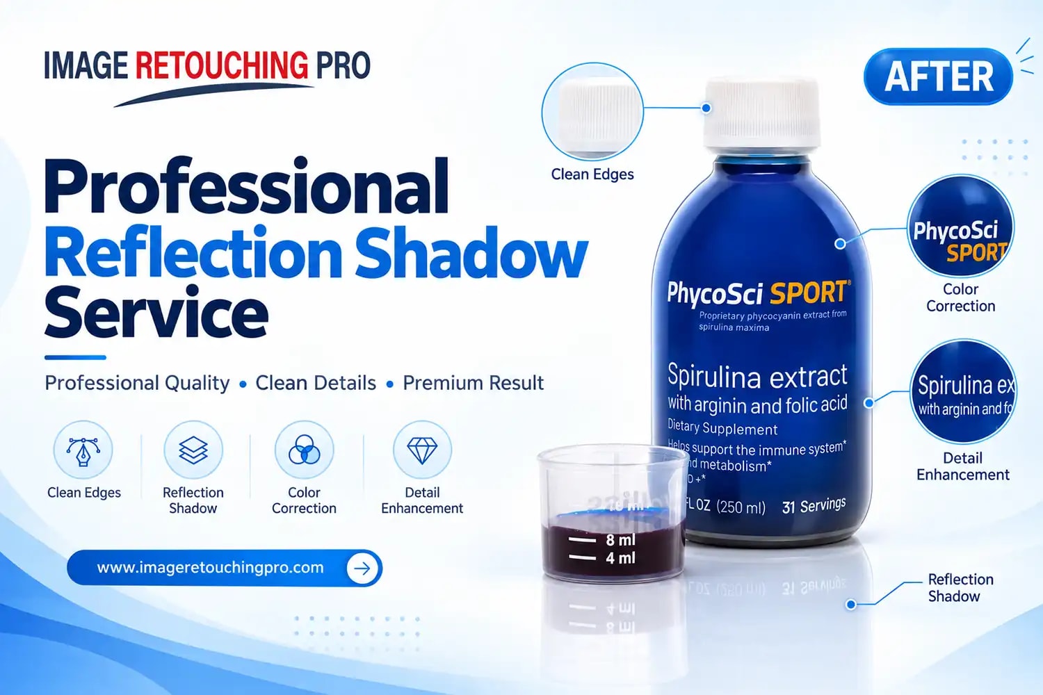 After: Professional Reflection Shadow Service