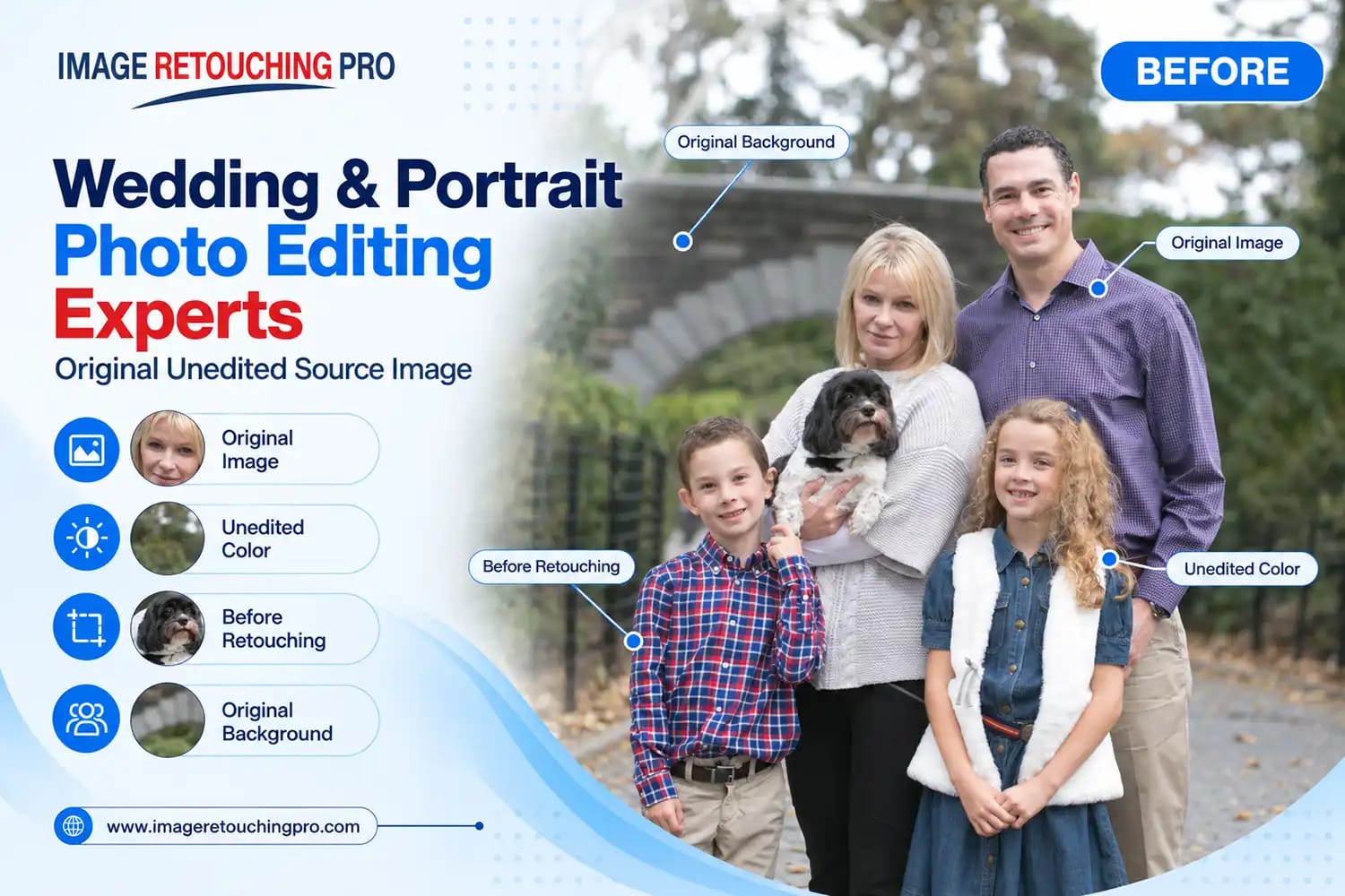 Before: Wedding & Portrait Photo Editing Experts