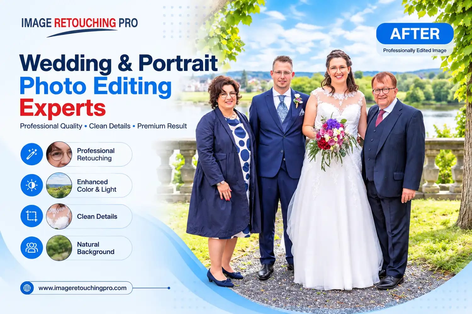 After: Wedding & Portrait Photo Editing Experts