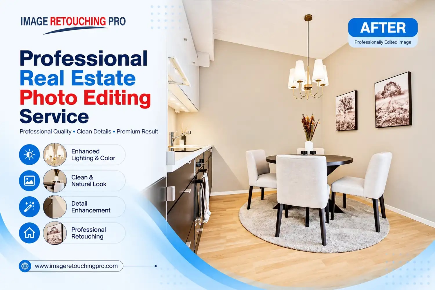 After: Professional Real Estate Photo Editing Service
