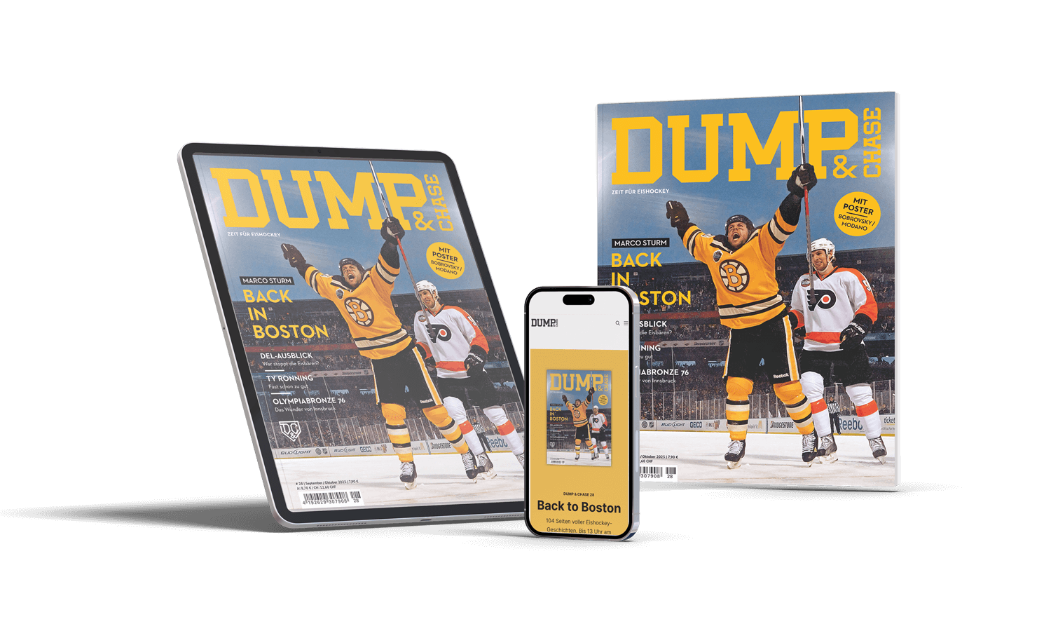 DUMP & CHASE – Das Eishockey-Magazin gedruckt und digital