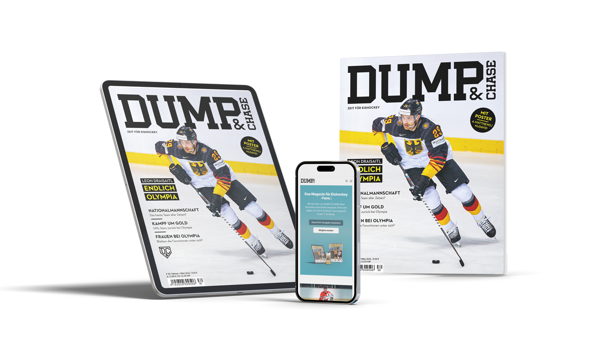 DUMP & CHASE – Das Eishockey-Magazin gedruckt und digital
