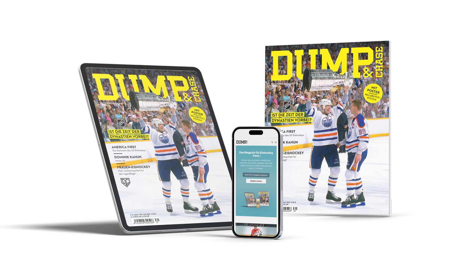 DUMP & CHASE – Das Eishockey-Magazin gedruckt und digital