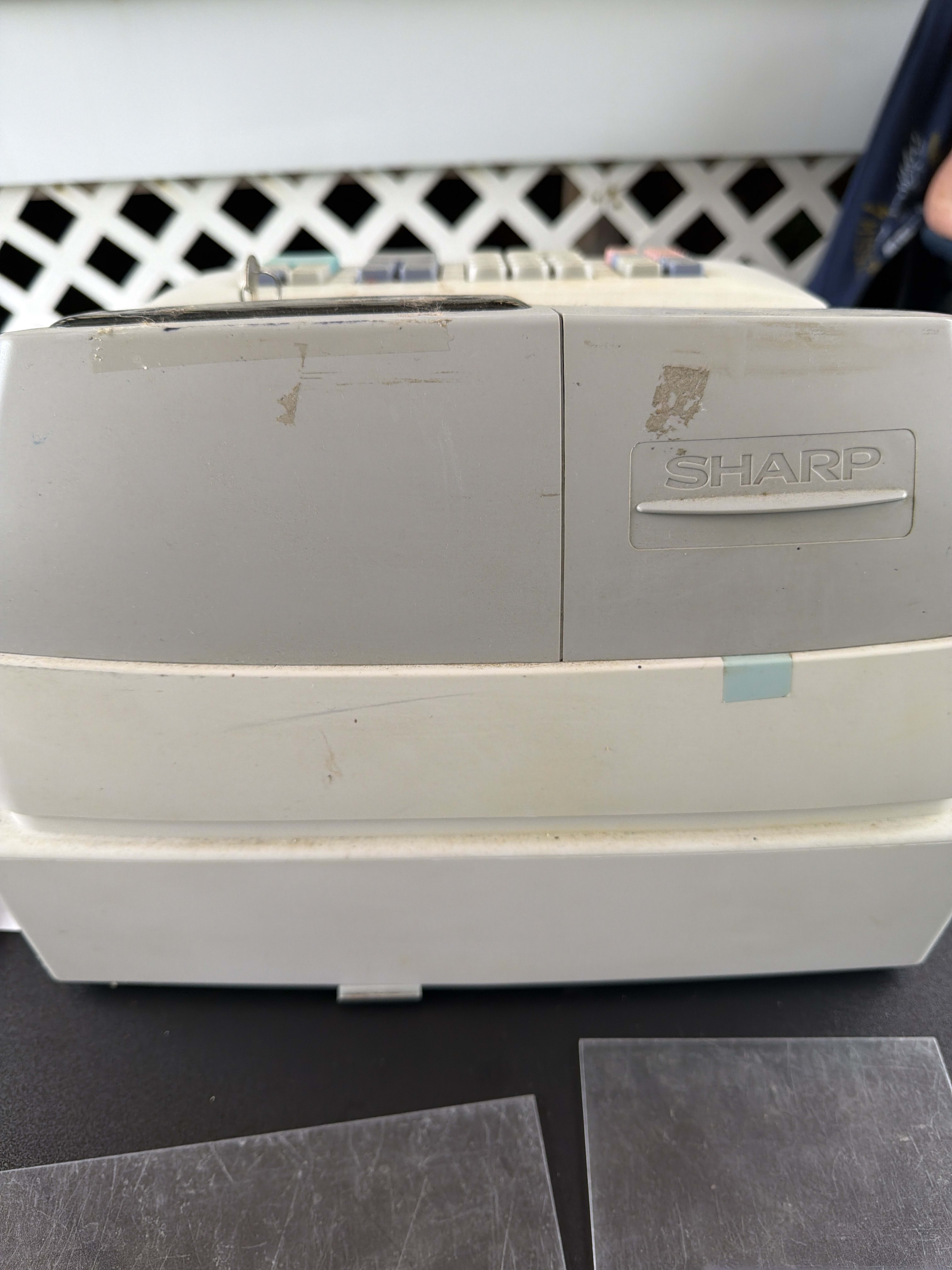 Sharp cash register