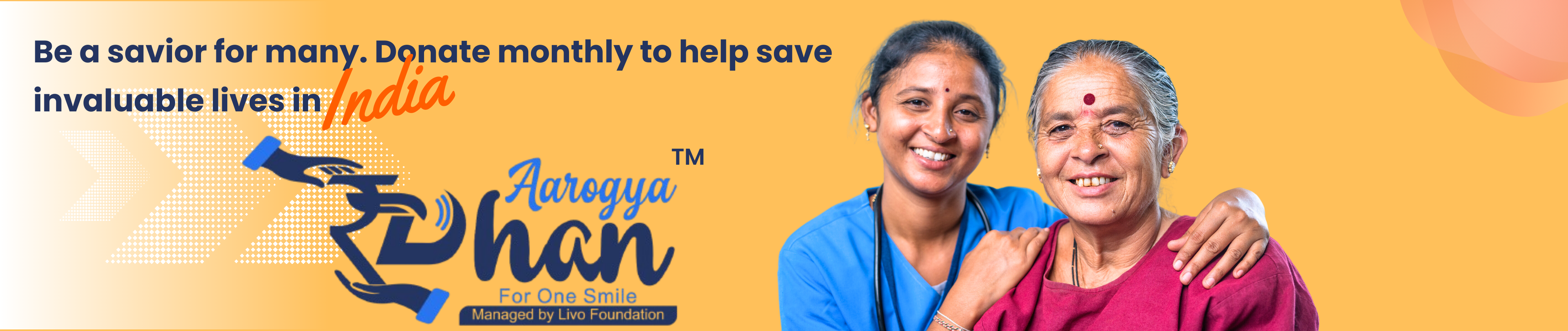 Crowdfunding banner with medical treatment theme