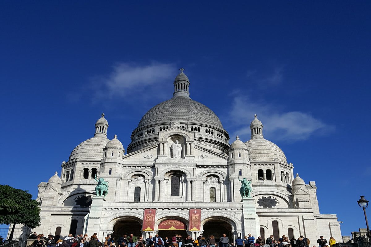 Sacr&eacute;-C&oelig;ur Montmartre facciata basilica visita guidata italiana Parigirando