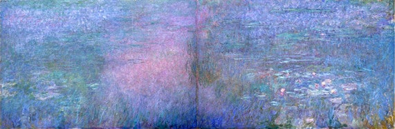 ciclo ninfee monet sale ovali orangerie parigi pannelli