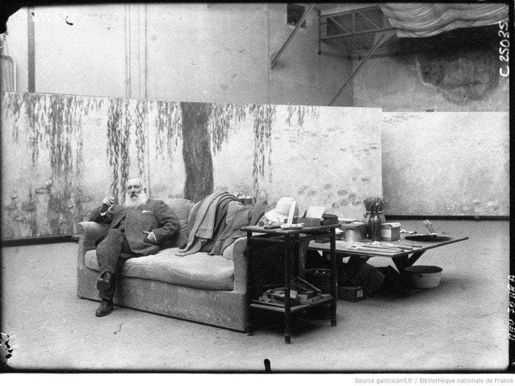 claude monet atelier giverny pittore ninfee