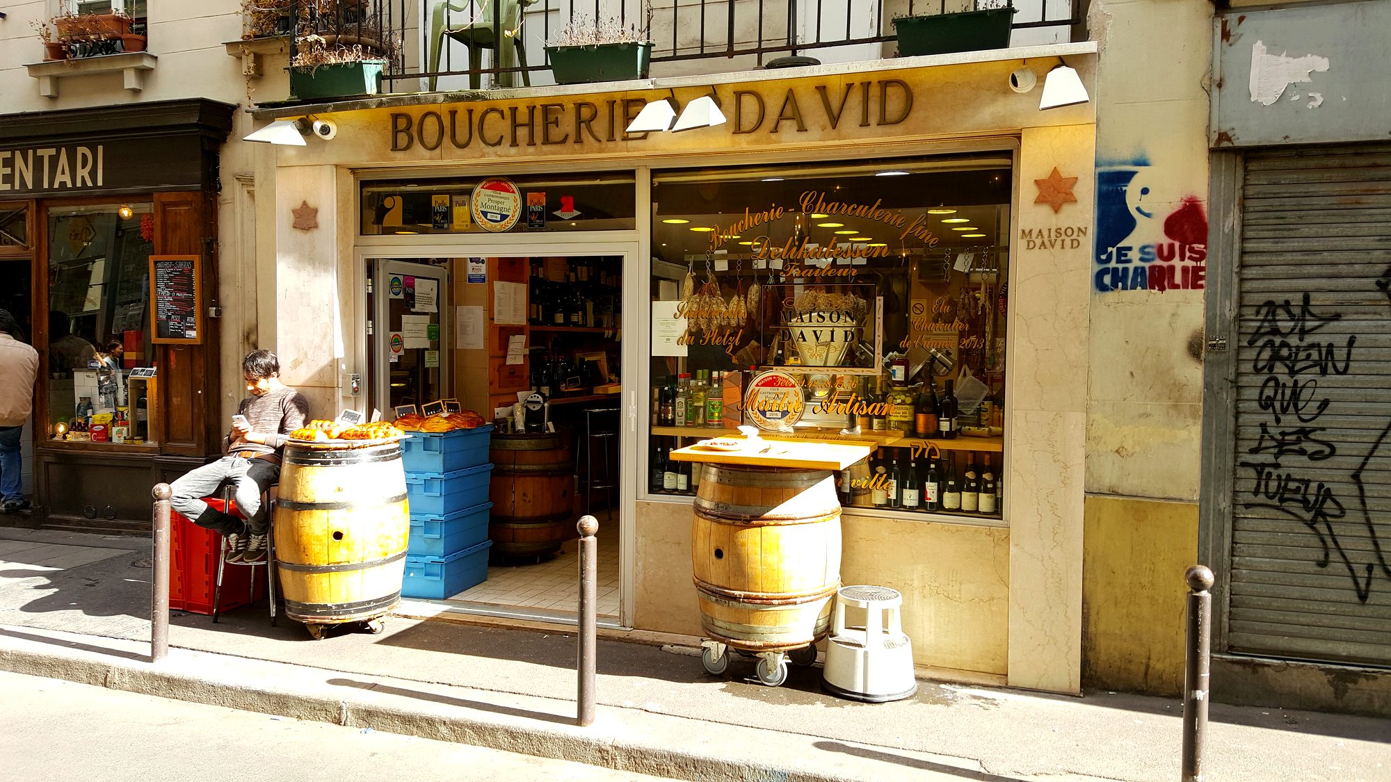 Boucherie David, macelleria kosher storica nel quartiere ebraico del Marais a Parigi
