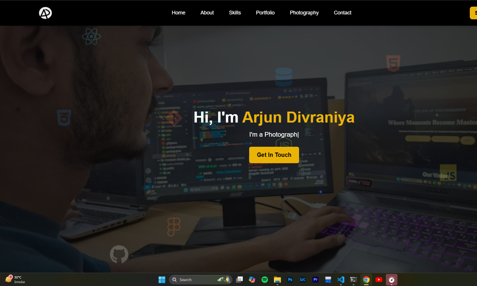 Portfolio Screenshot