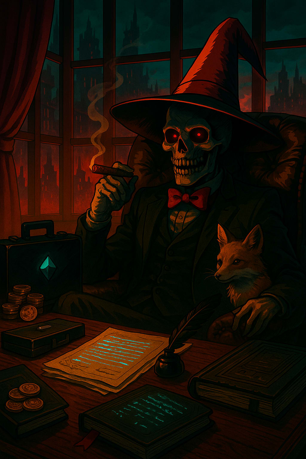 The business of being evil