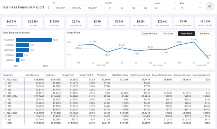 Business Intelligence Dashboard by Darji Analytics