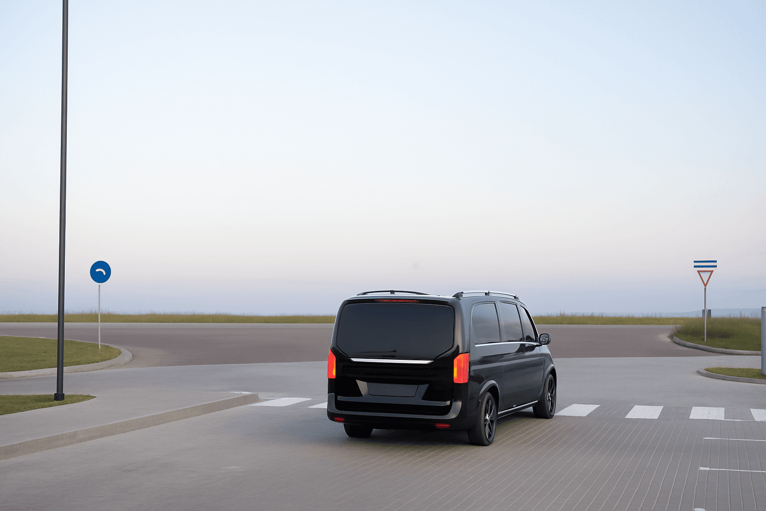 Premium car service vehicle