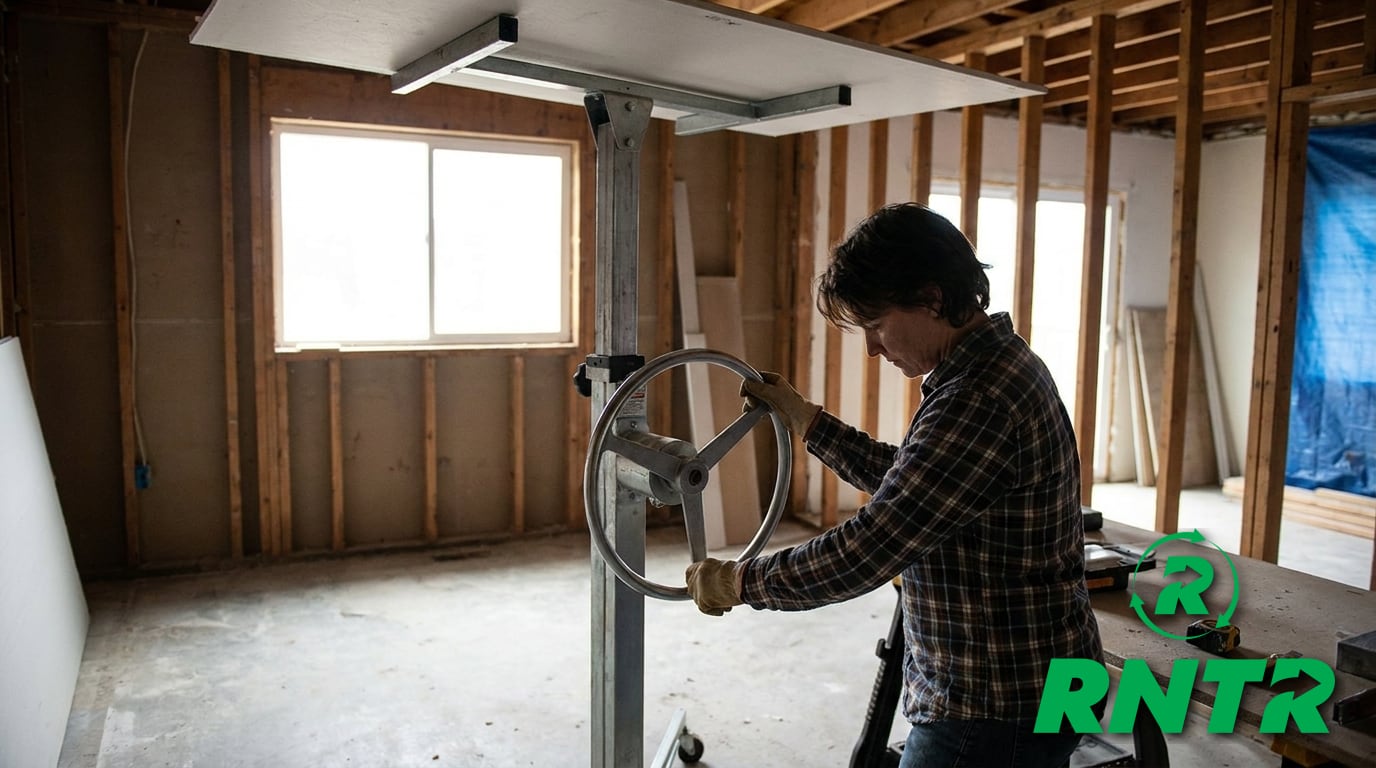 How to Use a Drywall Lift: Beginner's Guide