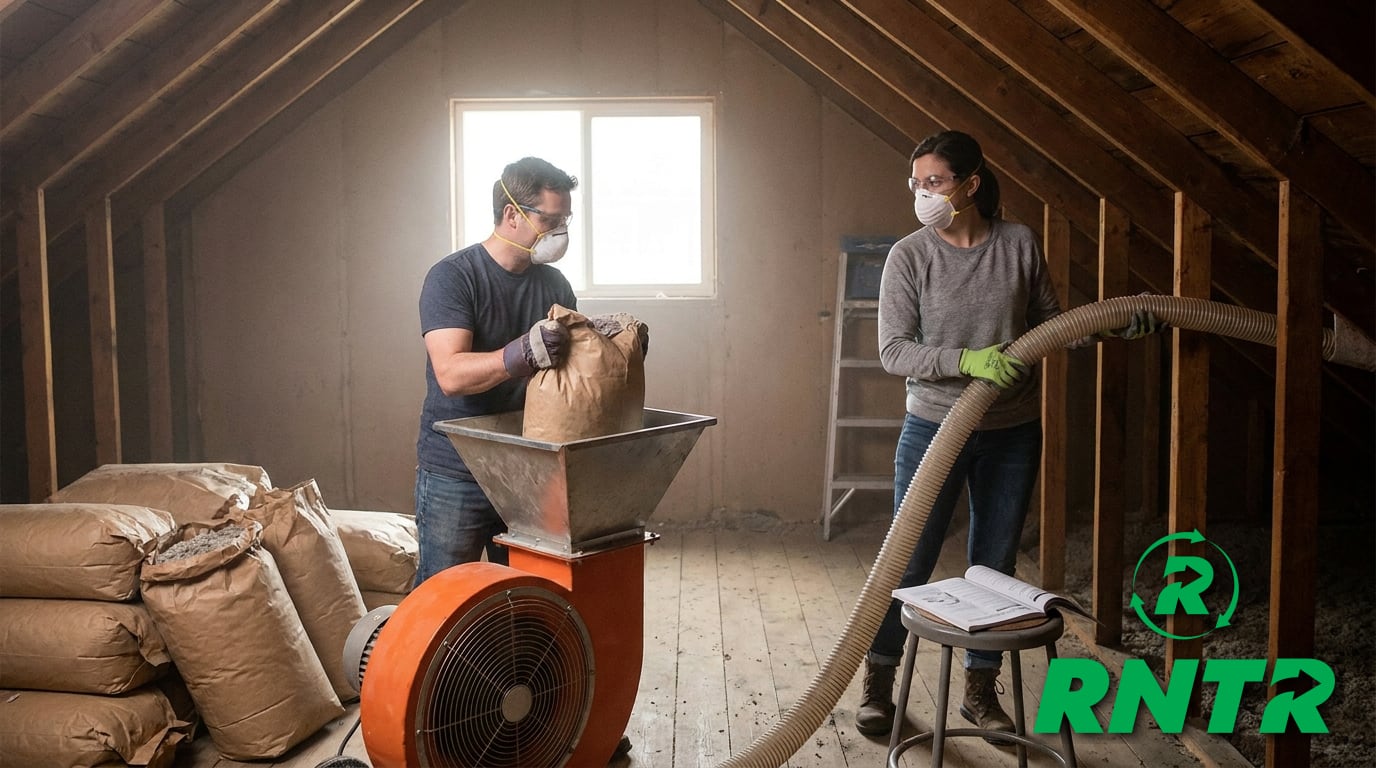 Insulation Blower Safety Tips: How to Install Blown-In Insulation Safely
