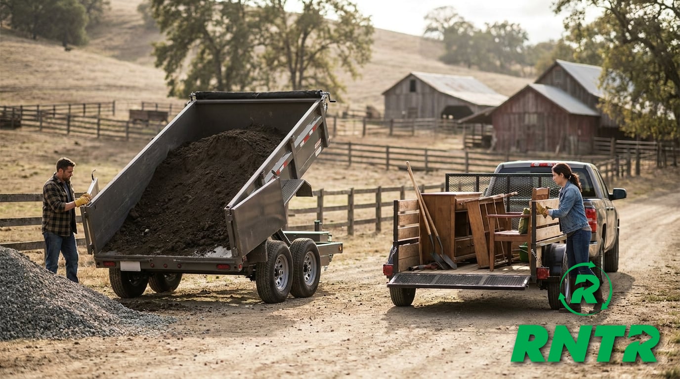 Dump Trailer vs Utility Trailer | Rntr Rental Guide