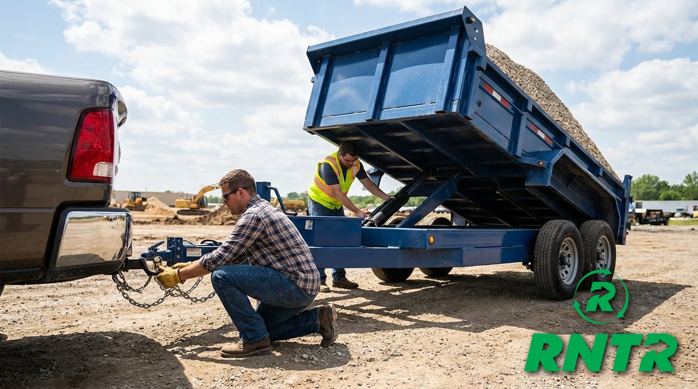How to Tow a Dump Trailer Safely | RNTR Guide