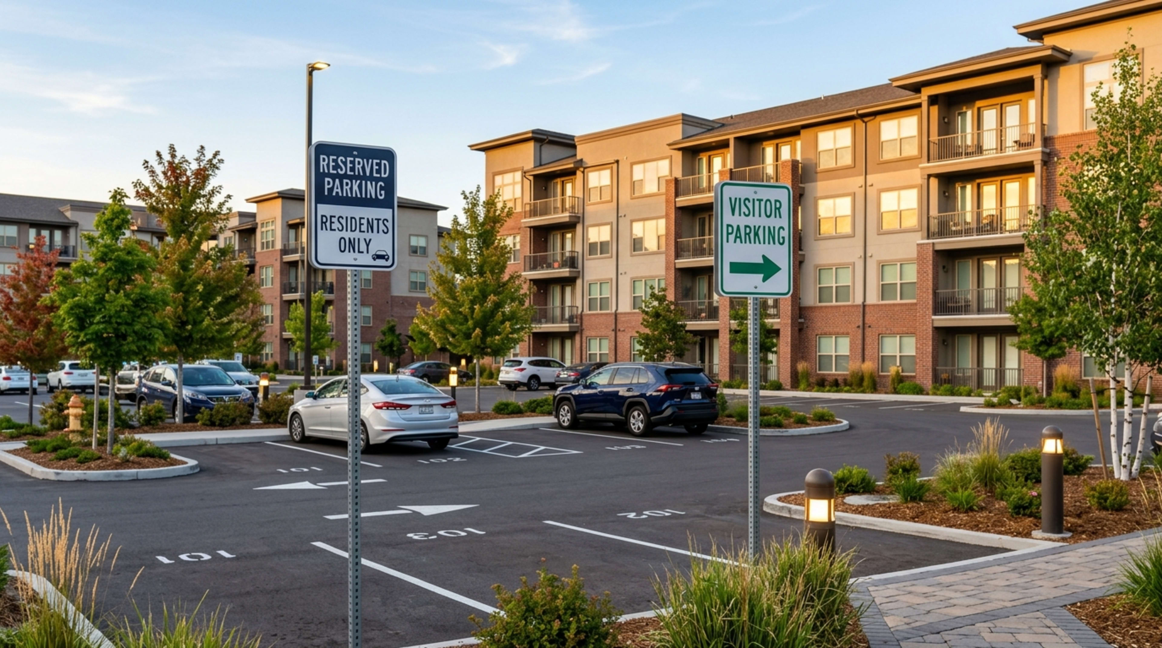Apartment Hoa Parking Signs