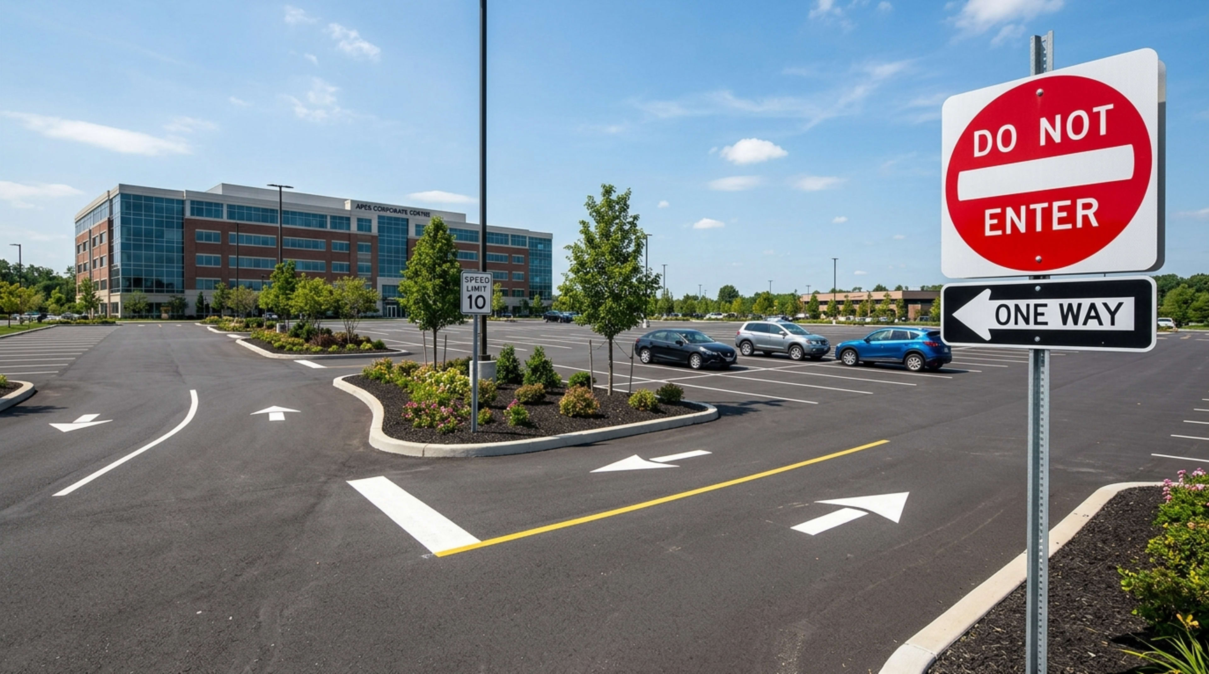 Parking Lot Traffic Signs