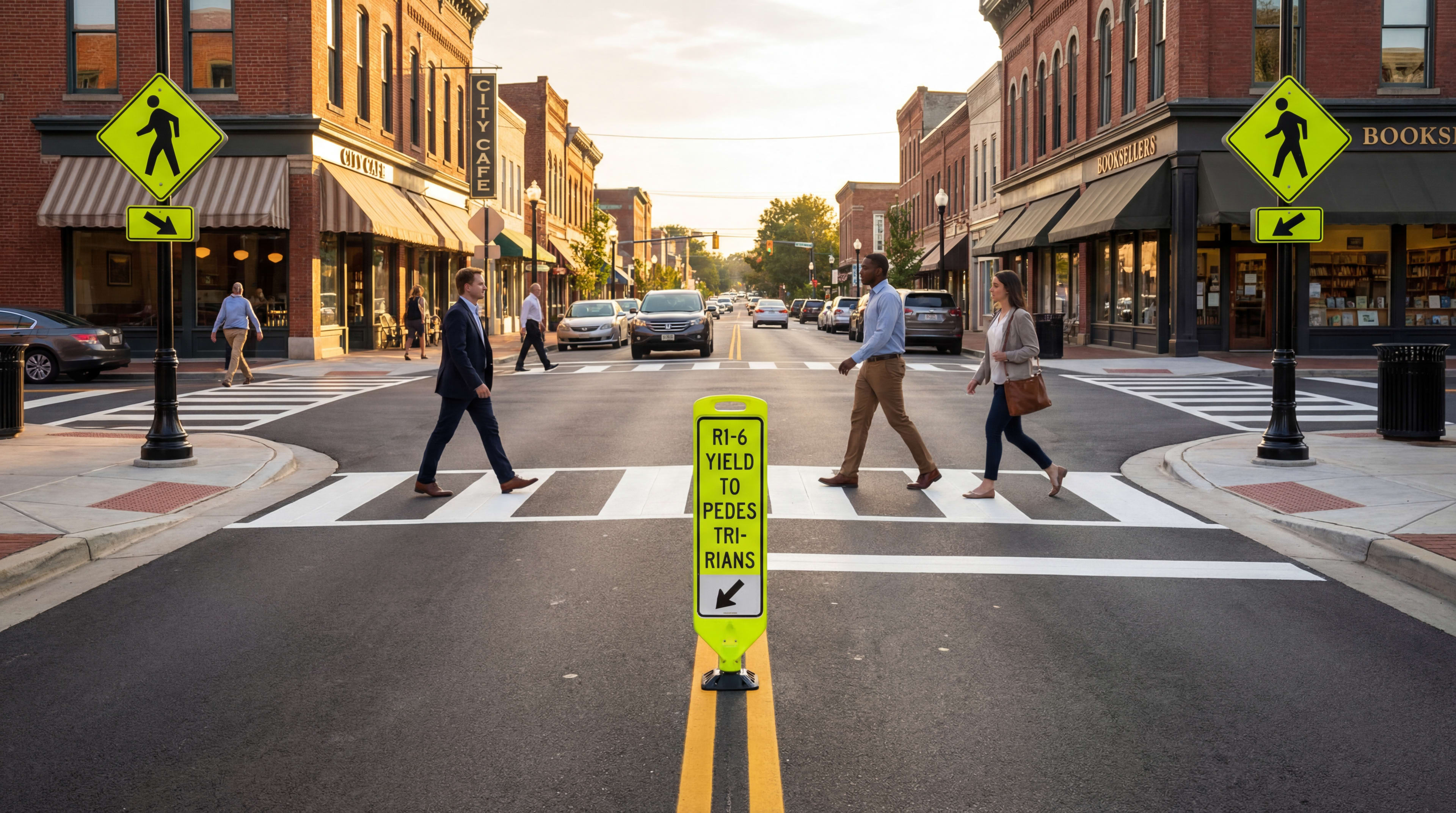 Crosswalk & Pedestrian Crossing Signs