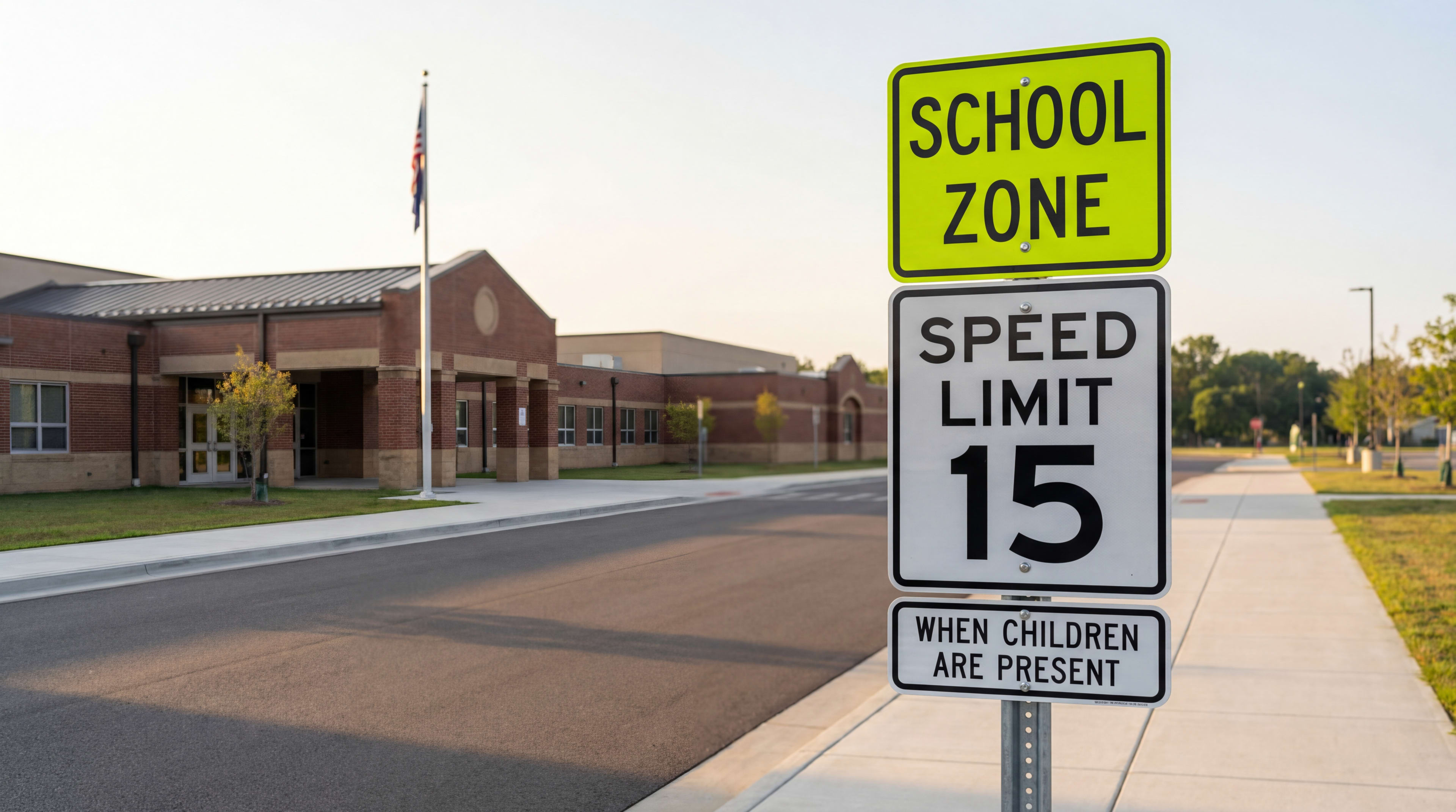 Reduced Speed School Zone Signs