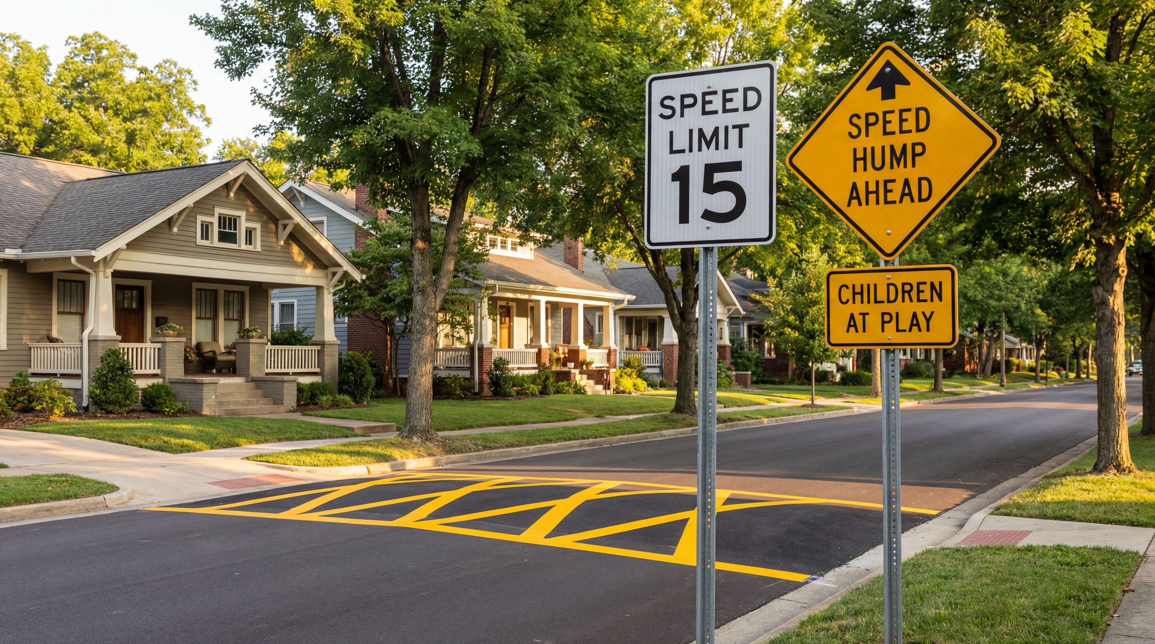 Neighborhood Traffic Calming Signs