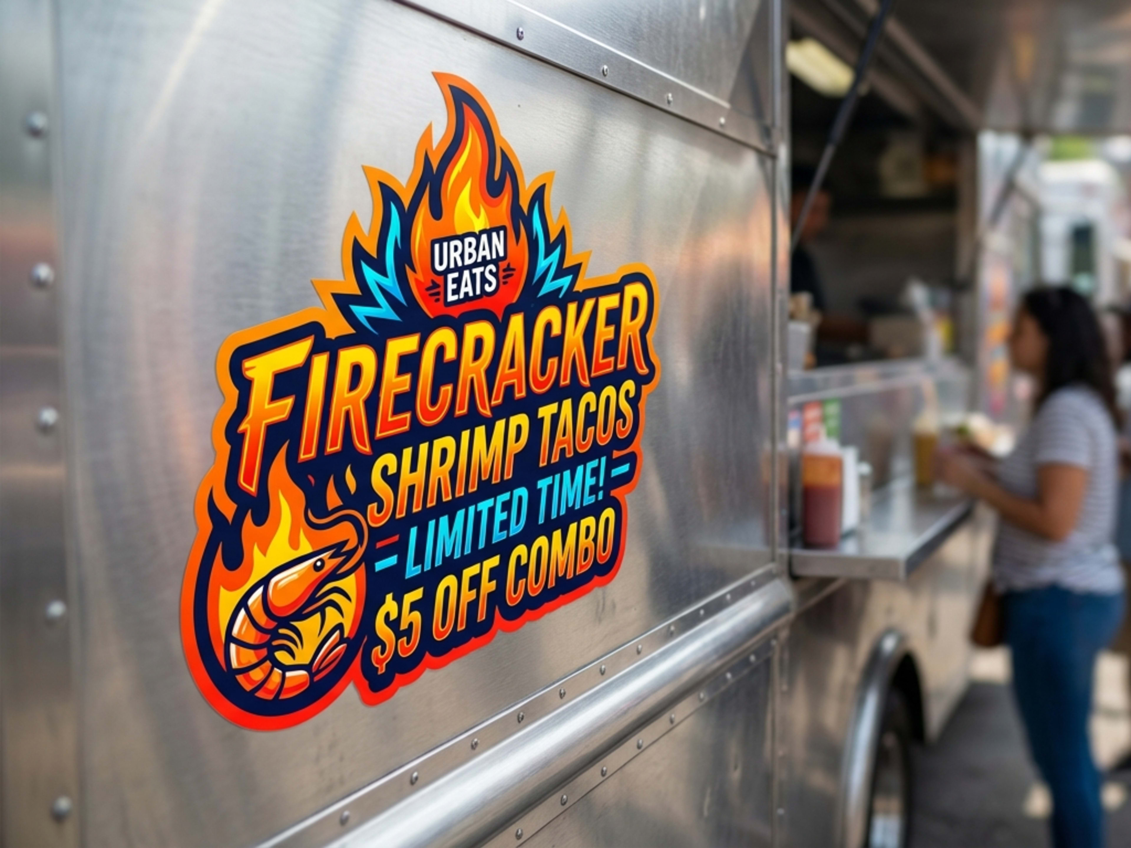 Food Truck Branding Stickers