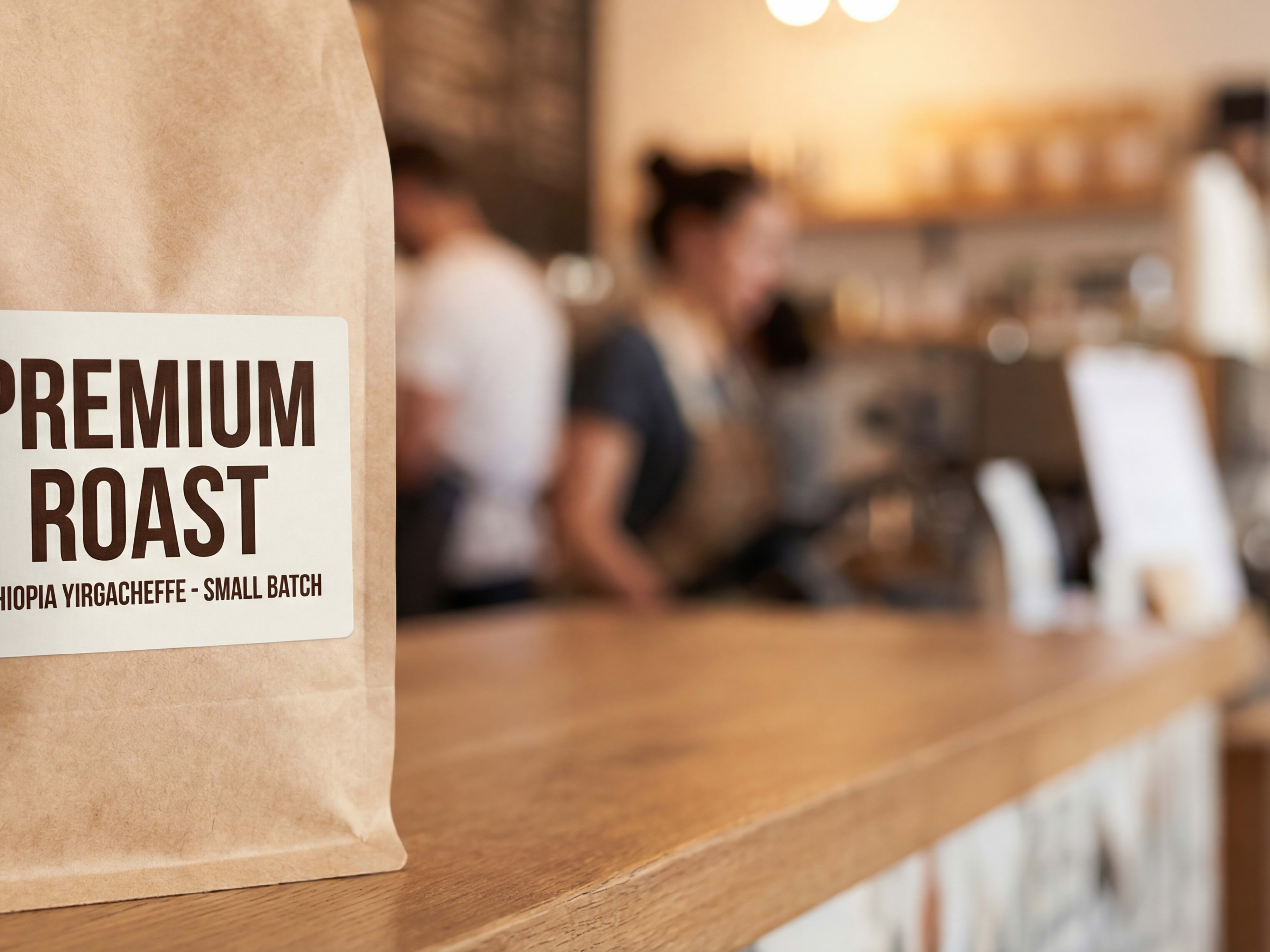 Coffee Shop Label Stickers
