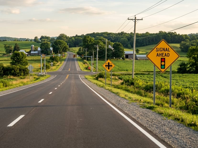 Intersection Warning Signs