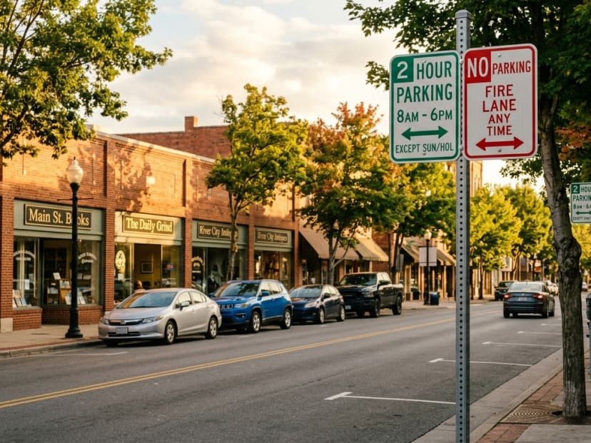 Municipal Parking Signs