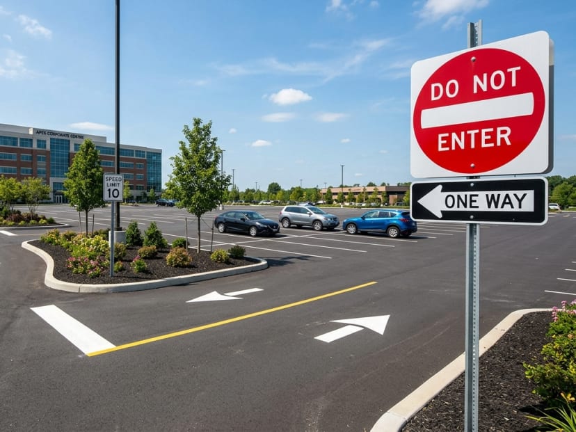 Parking Lot Traffic Signs