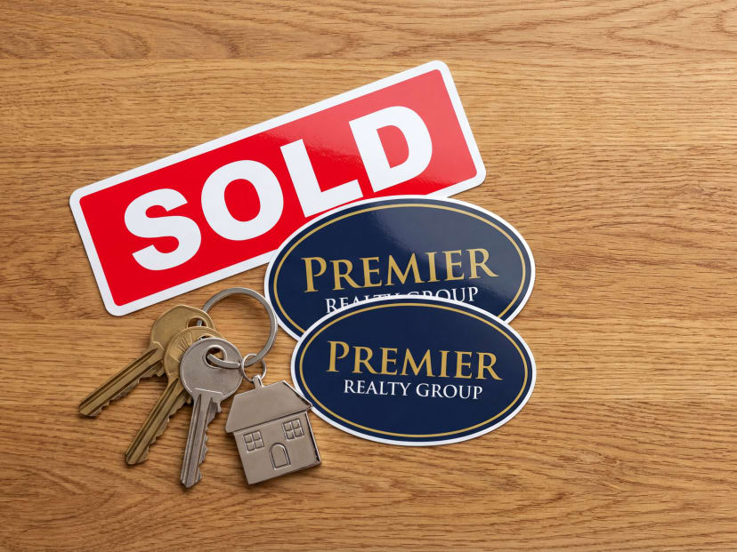 Real Estate Agent Logo Stickers Landing Page