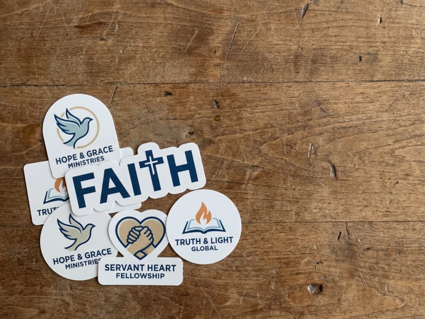 Church Event Stickers Landing Page