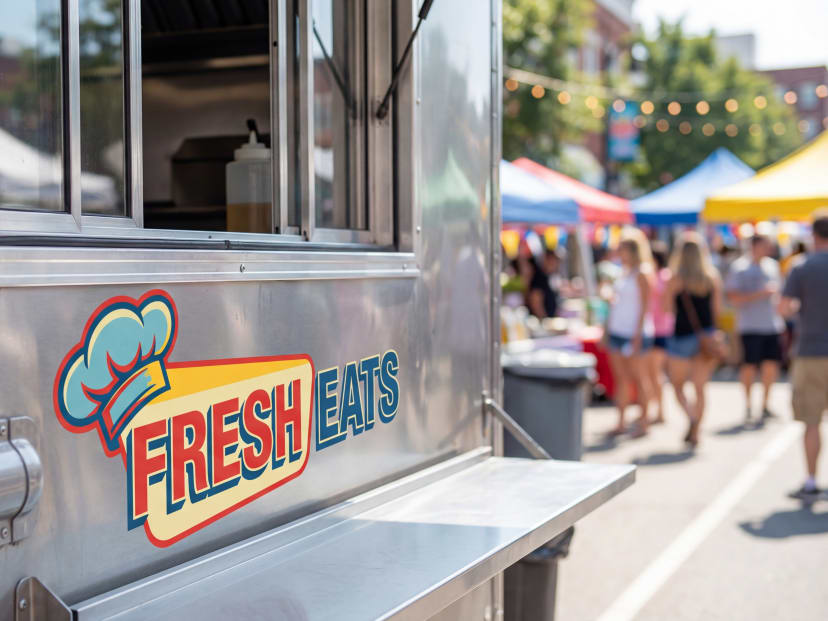 Food Truck Branding Stickers