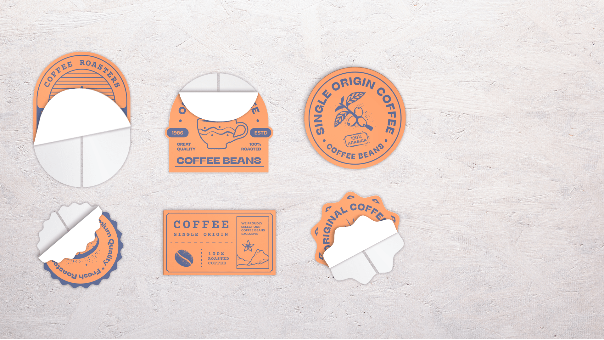 Crack and Peel Stickers