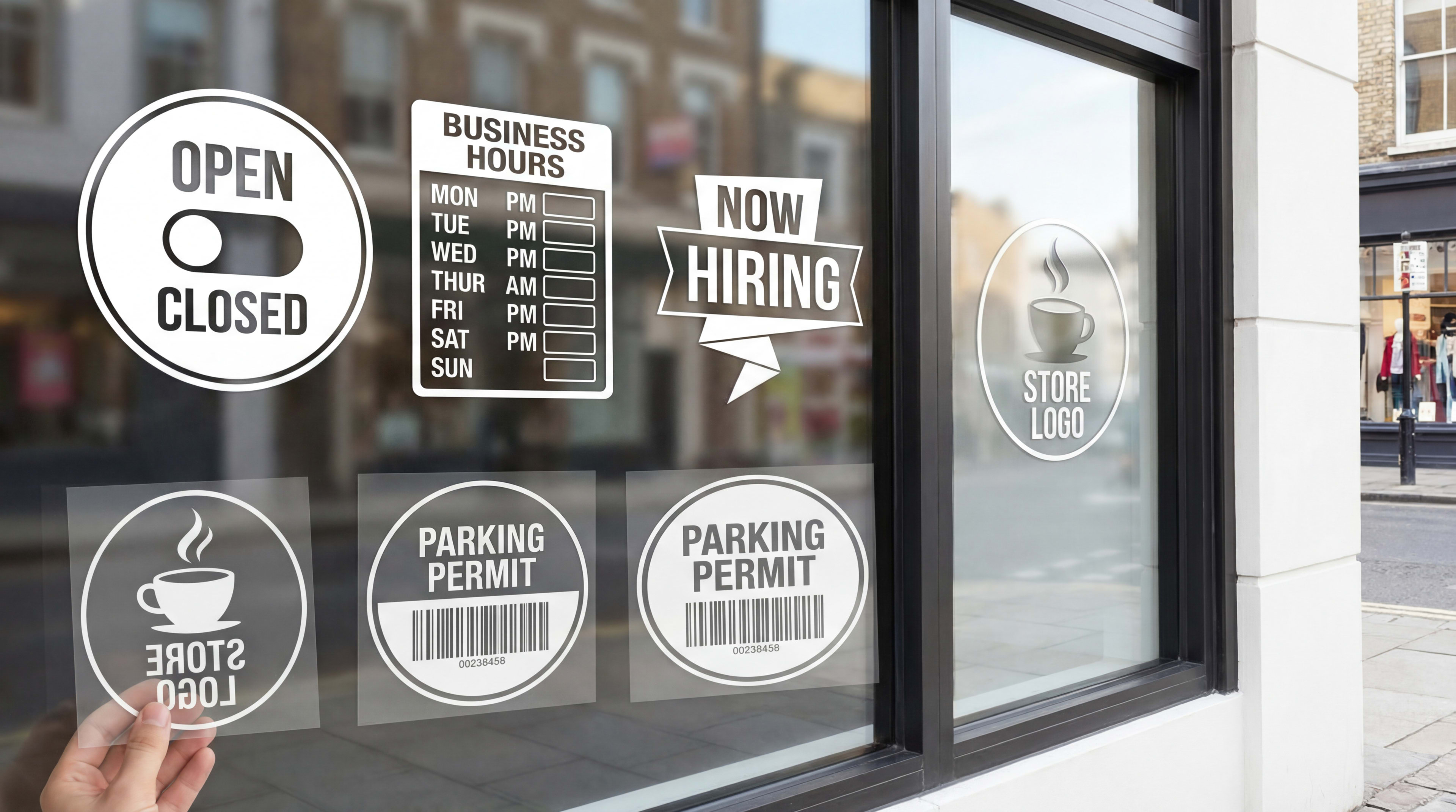 Front-Adhesive Stickers