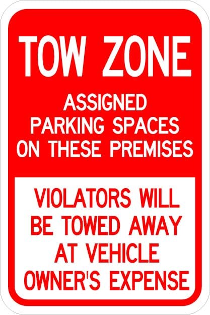 Tow Zone Sign - AR-232